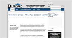Desktop Screenshot of dinnercruises.com